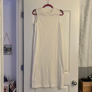 Everlane Sleeveless Cream Dress